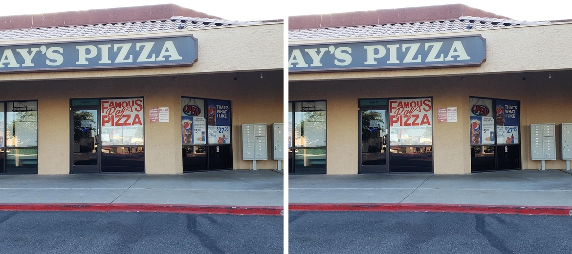 Ray's Pizza Menu