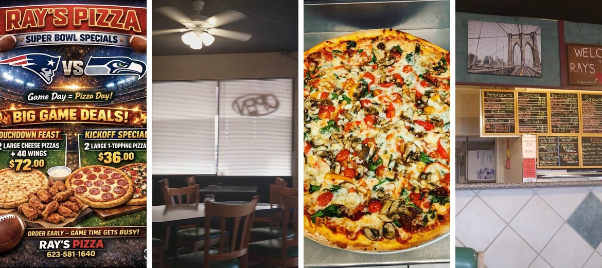 Ray's Pizza Menu